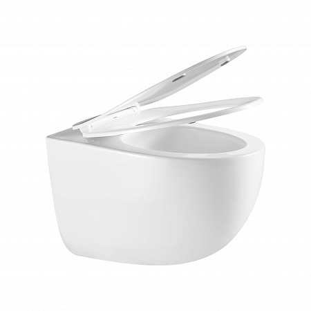 Подвесной унитаз безободковый Terminus Енисей Monolit 560х390 белый Тамбов - фото 7