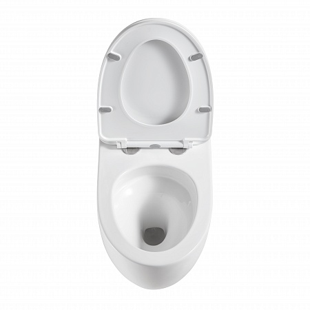 Подвесной унитаз безободковый Terminus Енисей Monolit 560х390 белый Тамбов - фото 3